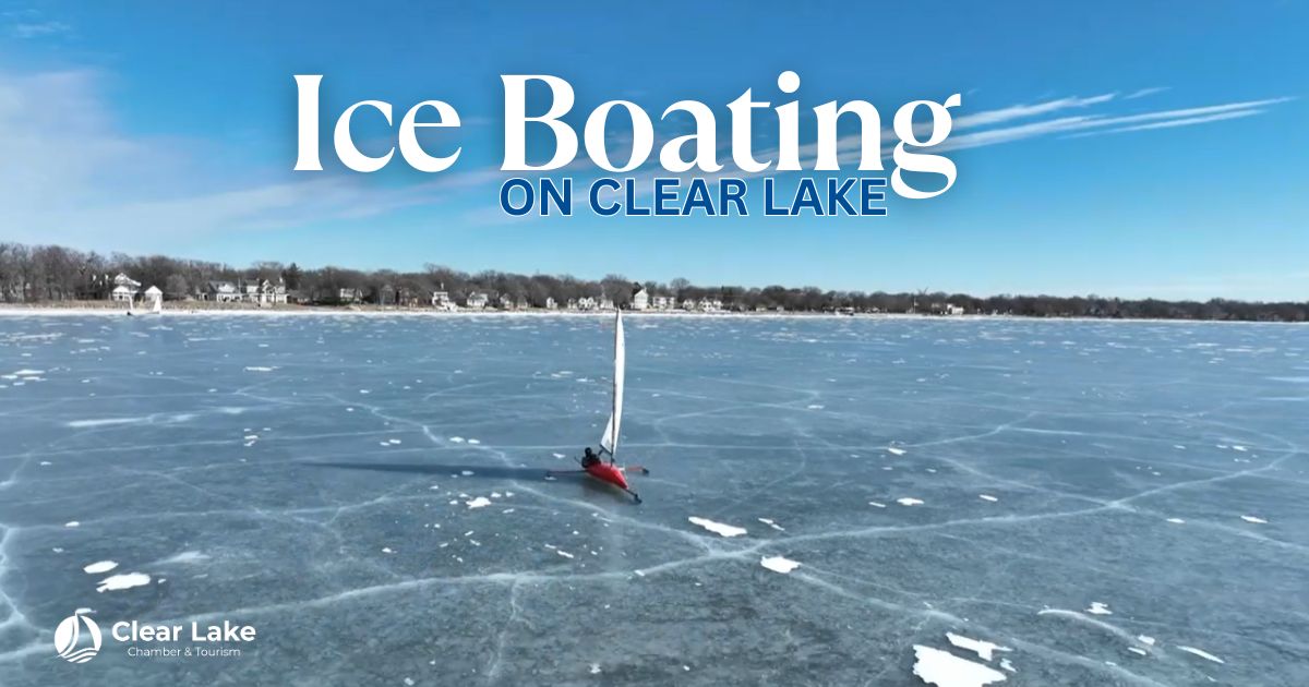 Ice Boating on Clear Lake