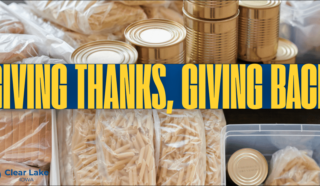 Giving Thanks, Giving Back