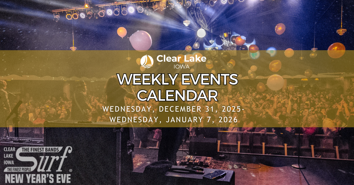 Weekly Events Dec 31-January 7, 2026