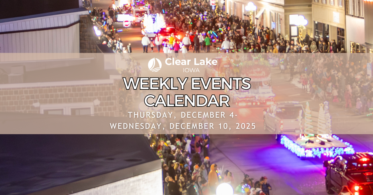 Weekly Events December 4-10, 2025