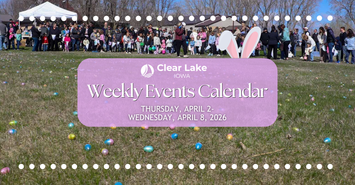 Weekly Events April 2-8, 2026
