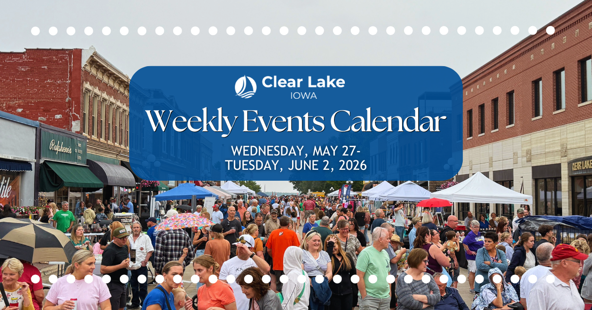 2026 Weekly Events Cover May 27-June 2 Weekly Event May 27-June 2, 2026
