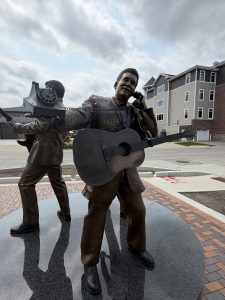Big Bopper Bronze Statue Clear Lake Iowa