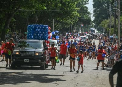 4th of July Parade with Participants