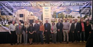 Ribbon Cutting for the Music Experience Center with IEDA and City staff.