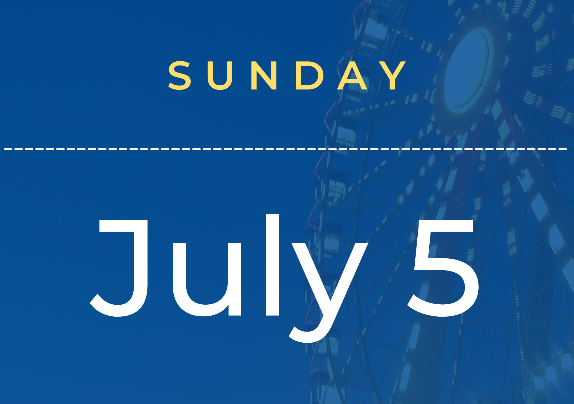 4th of July Carnival Tickets on Sale