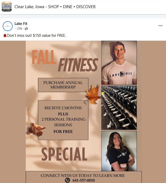 Lake Fit Fall Special