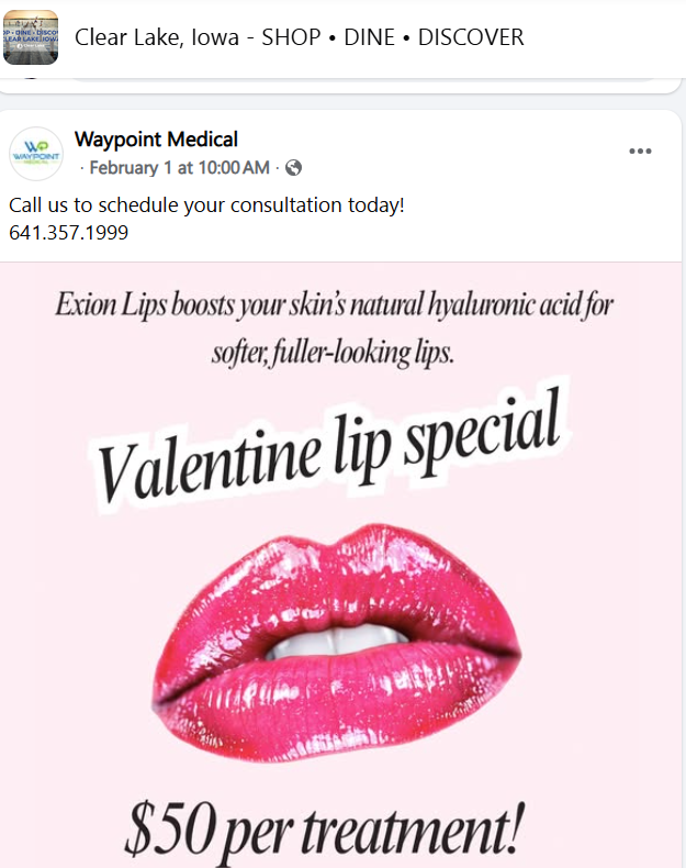 Waypoint Medical Valentine's Lip Special