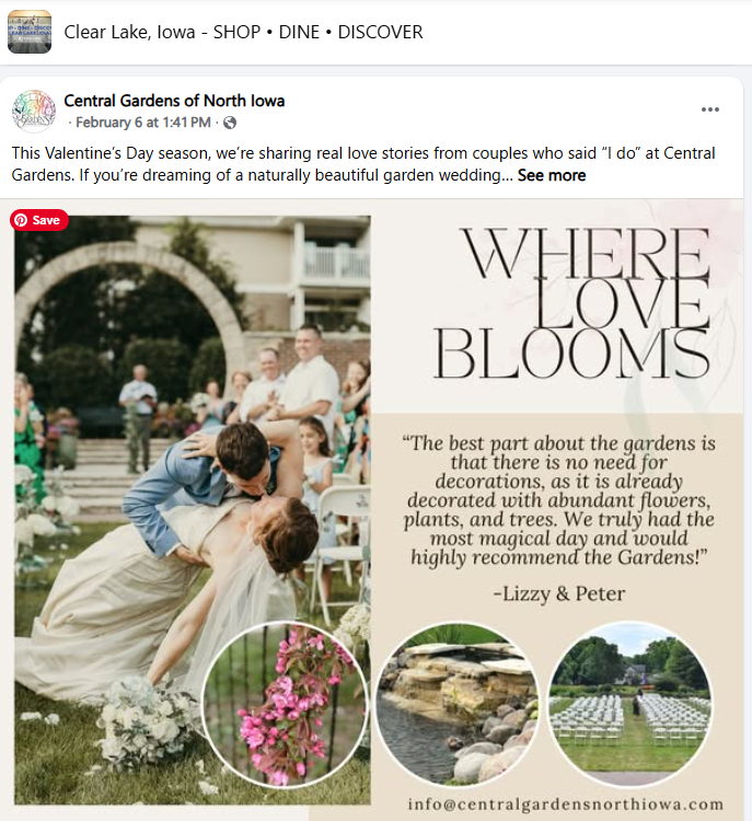 Central Gardens Wedding promo