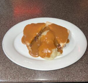 Hot Beef special at Sevens Steakhouse and Rookies