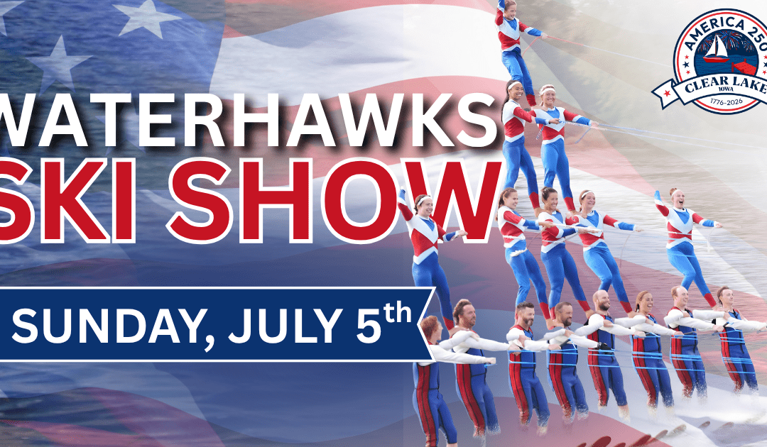 Waterhawks Ski Team to Perform at City Beach in Clear Lake, Iowa