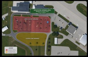 World Aerobatic Championships Iowa 2026 Spectator Map