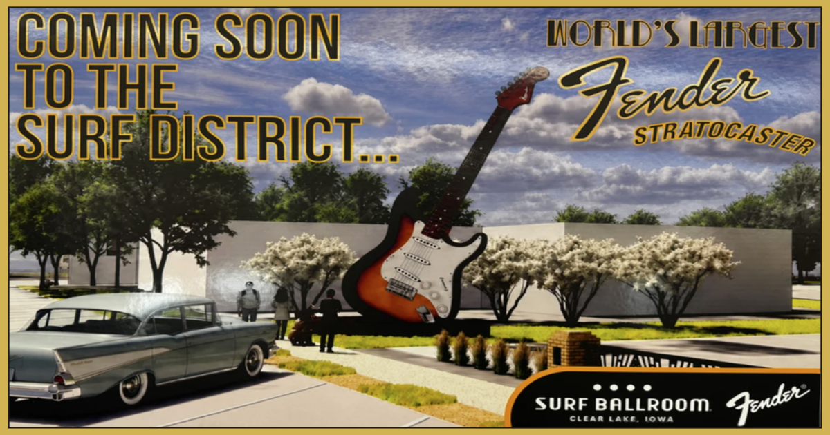The World's Largest Fender Stratocaster Is Coming to Clear Lake