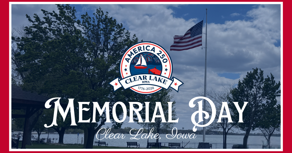 Memorial Day in Clear Lake Iowa